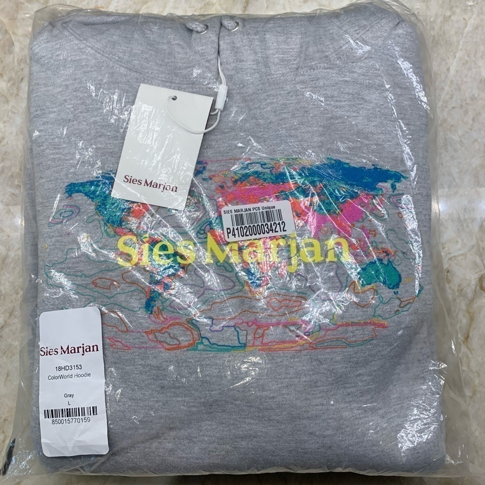 Sies Marjan Grey Amo Edition Logo Colorworld Hoodie: UNISEX - Picture 9 of 12